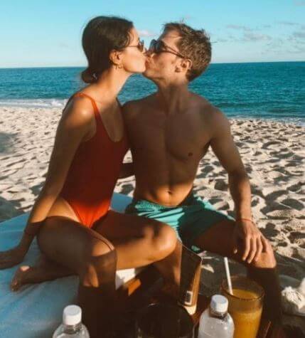Laysla De Oliveira with her boyfriend Jonathan Keltz enjoying their vacation at Grand Velas Los Cabos.